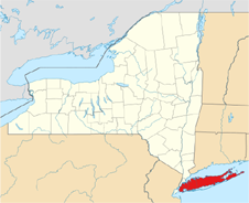 Queens County map
