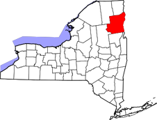 Essex County map
