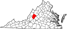 Rockbridge County map