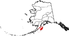 Kodiak Island Borough map