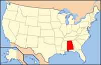 Alabama map