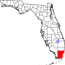 Miami-Dade map