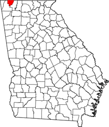 Catoosa map