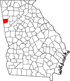 Haralson map