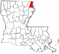 East Carroll Parish map