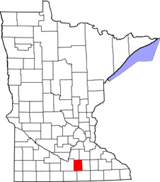 Waseca map