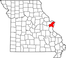 St Louis map