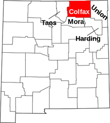 Colfax map