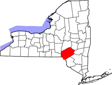 Delaware County map