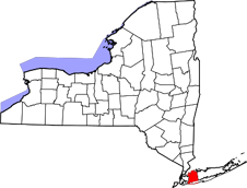 Nassau County map