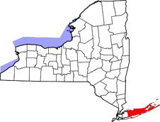 Suffolk County map