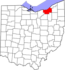 Cuyahoga map