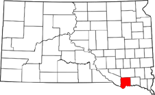 ldsgenealogy.com/SD/Map_of_South_Dakota_highlighting_Bon_Homme_County.svg.png