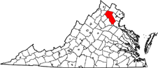 Fauquier County map