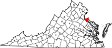 King George County map