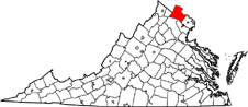 Loudoun County map