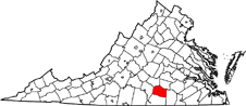 Lunenburg County map