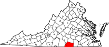 Mecklenburg County map