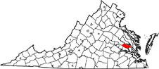 New Kent County map
