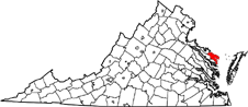Northumberland County map