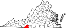 Patrick County map