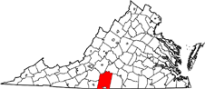 Pittsylvania County map