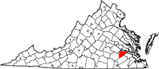 Prince George County map