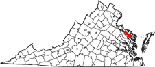 Richmond County map