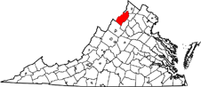 Shenandoah County map