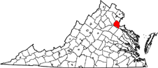 Stafford County map