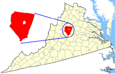 Albemarle County map