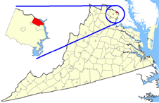 Arlington County map