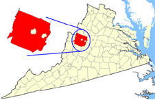 Augusta County map
