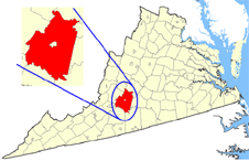 Bedford County map