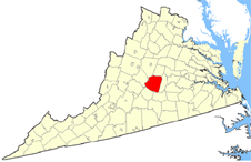 Buckingham County map