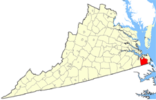 City of Chesapeake map