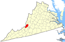 Craig County map