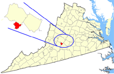 City of Lynchburg map