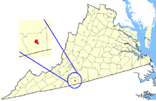 City of Martinsville map