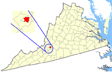 City of Roanoke map
